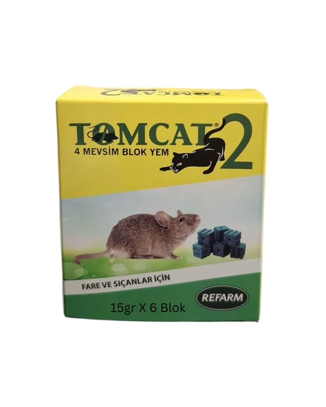 Profarm Tomcat 2 Blok Fare Yemi 6*15Gr