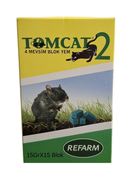 Profarm Tomcat 2 Blok Fare Yemi 15Gr*15 Blok