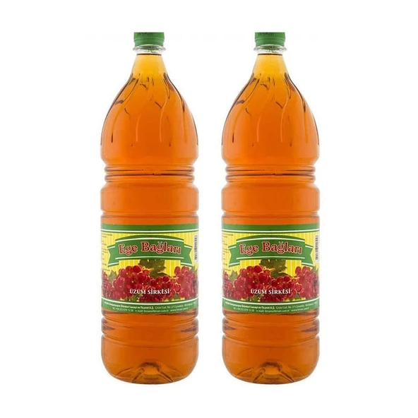 Ege Bağları Üzüm Sirkesi 2 lt x 2 Adet