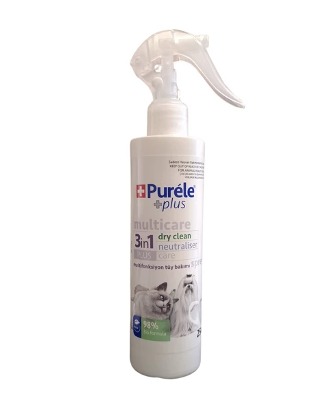 Purele 3İn1 Kuru Yıkama Dengeleyen Ve Keratin Bakım Yapan Tüy Bakım Spreyi  250 Ml