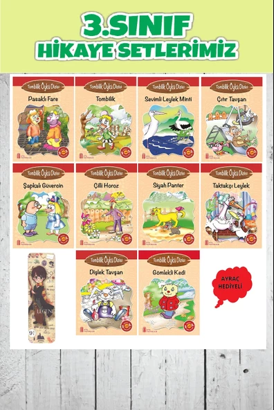 3.Sınıf Öğrencileri İçin Zevkle Okuyabilecekleri Hikaye Seti ürün görseli 1