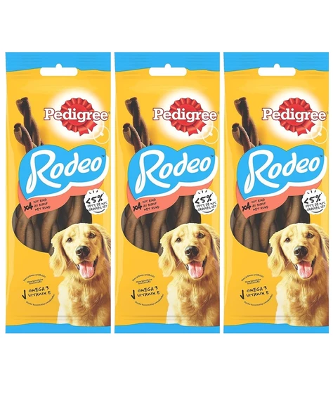 Pedigree Rodeo Sığır Etli Ödül Maması 3 x 70 G