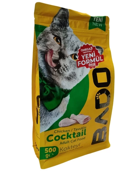 Bado Kokteyl Yetişkin Kedi Kuru Maması 500 Gr