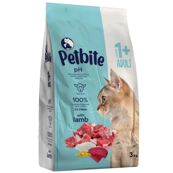 Petbite Yetişkin Kuzulu Kedi Maması 3 Kg