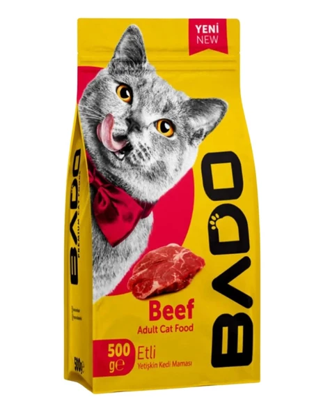 Bado Yetişkin Kedi Maması Etli 500gr