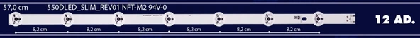 BM-116 (12X7LED) VESTEL 55" B-102 RTL9550 57CM 550DLED_SLIM_REV01 NFT-M2 94V-0 & 550DLED_SLIM_REV01_20141224