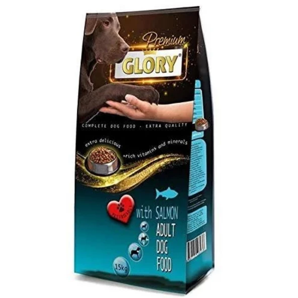 Glory Premium Somon Balıklı Yetişkin Köpek Maması 15 Kg