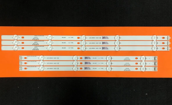 BM-154 (3X5LED-3X4LED) LG 49" B-1047 RTL1262 44,6CM 54,5CM 49UJ701V 49UJ651V 17Y 49UJ65 35880 35881