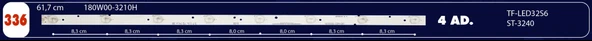 BM-49 (4X8LED) PHİLİPS 32" B-336 RTL0336T 61,7CM IC-B-CNT32D332 & CX315DLEDM 180W00-3210H