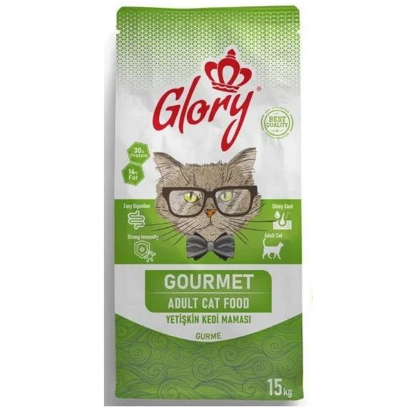 Glory Premium Multicolour Karışık Renkli Yetişkin Kedi Maması 15 Kg