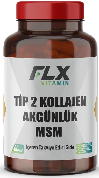 Collagen Type-ıı Hyaluronic Acid Msm Boswellia Serrata 60 Tablet