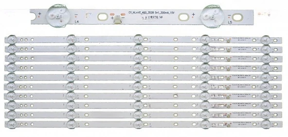 BM-209 (10X5LED 46,5CM) SUNNY 50" RTL2190 MS-L2190 V1, CY_HL+HT_49D_3528 ,LA021, 8D49-DNWR-A3510A - Resim 2