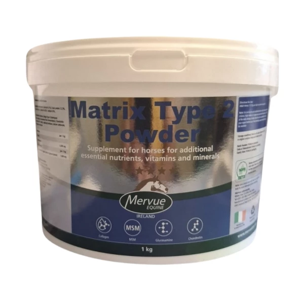 Mervue Equine Matrix Type 2 Powder 1 KG