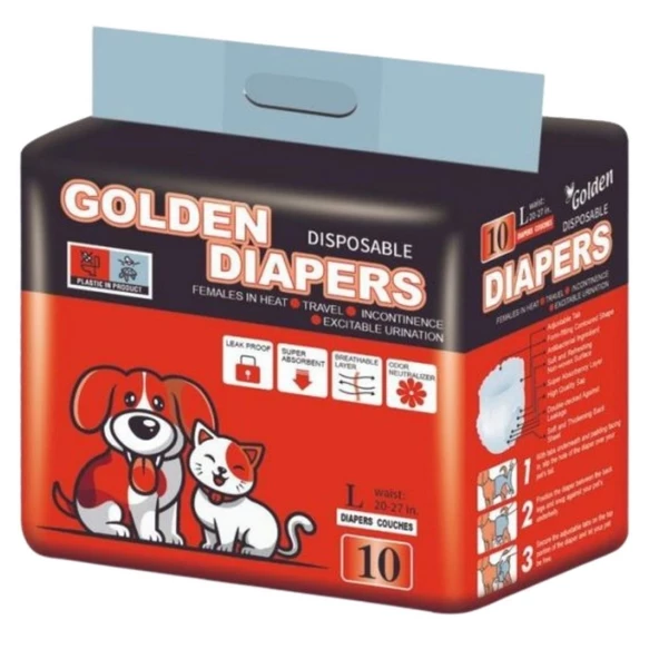 Golden Diapers Köpek Alt Bağlama Bezi Large