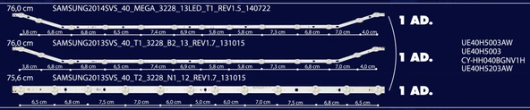 BM-77 (2X13LED-1X12LED) SAMSUNG 40" B-341 RTL0341  76CM SAMSUNG2014SVS_40_MEGA_3228_13LED_T1_REV1.5_140722