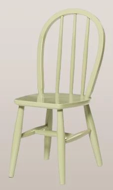 Sandalye 90469 Zus292 Çıtalı Oval Sırtlık Model Ahşap Kayın Ayak Krem El Yapım - Resim 5