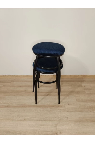 Tabure, Bar Taburesi, 4'lü Tabure, Metal Ayaklı Tabure, Iç Içe Geçebilen Tabure, Dörtlü Tabure - Resim 2