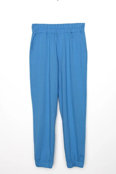 Mavi-Jogger Eşofman Altı - 6