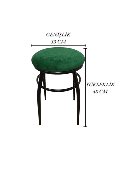 Tabure, Bar Taburesi, 2'li Tabure, Metal Ayaklı Tabure, Iç Içe Geçebilen Tabure, Ikili Tabure - Resim 7