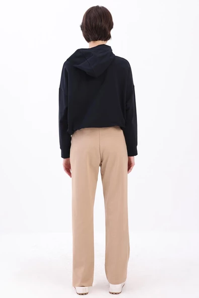 Bej-Cepli Eşofman Altı - Resim 4