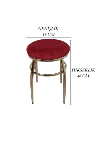 Tabure, Bar Taburesi, 2'li Tabure, Metal Ayaklı Tabure, Iç Içe Geçebilen Tabure, Ikili Tabure - Resim 7