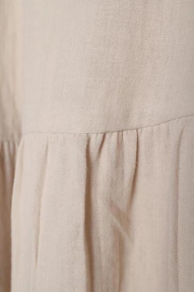 Taş-%100 Pamuklu Kloş Etek - 7