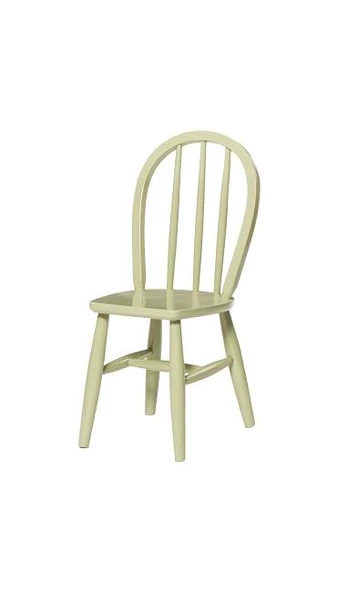 Sandalye 90469 Zus292 Çıtalı Oval Sırtlık Model Ahşap Kayın Ayak Krem El Yapım - Resim 6