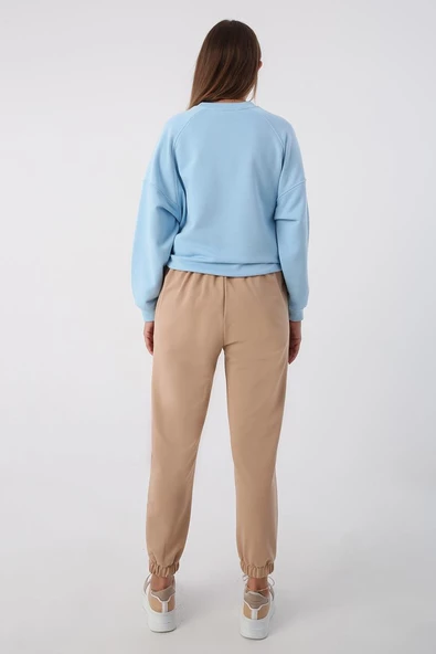 Bej-Jogger Eşofman Altı - Resim 4