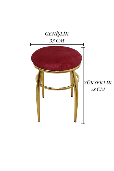 Tabure, Bar Taburesi, 2'li Tabure, Metal Ayaklı Tabure, Iç Içe Geçebilen Tabure, Ikili Tabure - 7