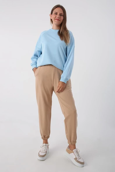 Bej-Jogger Eşofman Altı ürün görseli 1