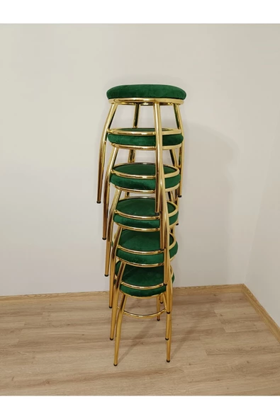 Tabure, Bar Taburesi, 2'li Tabure, Metal Ayaklı Tabure, Iç Içe Geçebilen Tabure, Ikili Tabure - Resim 4