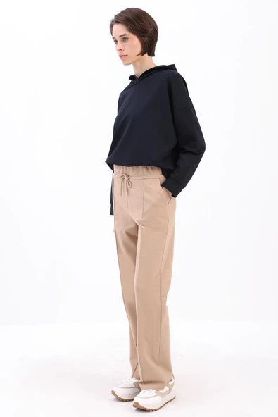 Bej-Cepli Eşofman Altı - Resim 3