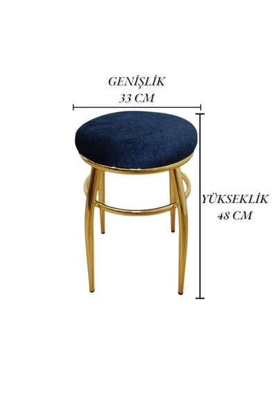 Tabure, Bar Taburesi, 6'lı Tabure, Metal Ayaklı Tabure, Iç Içe Geçebilen Tabure, Altılı Tabure - Resim 7