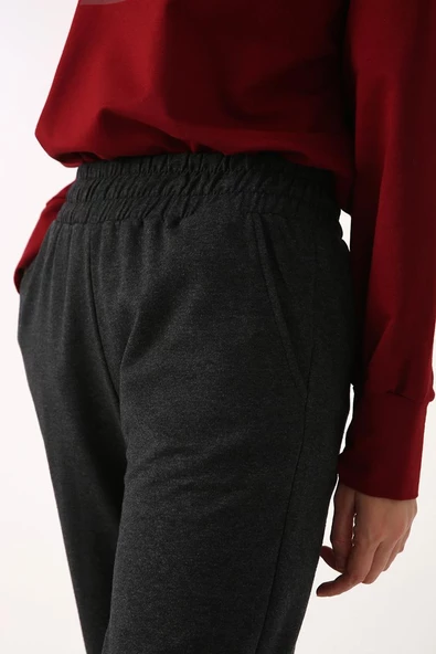 Antrasit-Jogger Eşofman Altı - 5