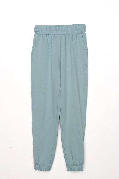 Koyu Mint-Jogger Eşofman Altı - 5