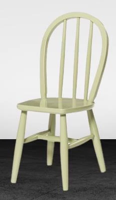 Sandalye 90469 Zus292 Çıtalı Oval Sırtlık Model Ahşap Kayın Ayak Krem El Yapım - Resim 3