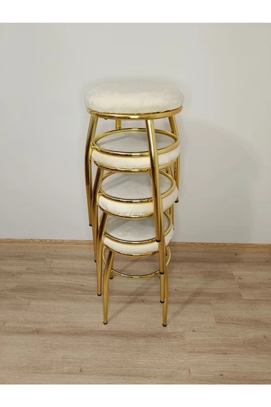 Tabure, Bar Taburesi, 2'li Tabure, Metal Ayaklı Tabure, Iç Içe Geçebilen Tabure, Ikili Tabure - Resim 3