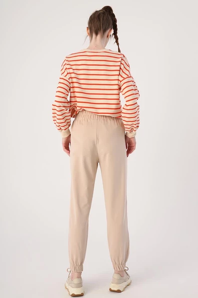 Bej01-Jogger Eşofman Altı - Resim 4