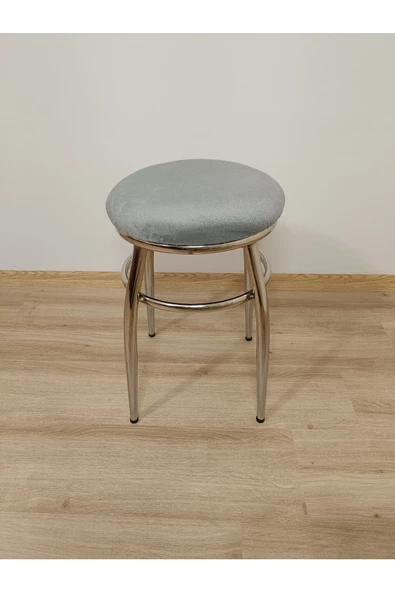 Tabure, Bar Taburesi, 4'lü Tabure, Metal Ayaklı Tabure, Iç Içe Geçebilen Tabure, Dörtlü Tabure,gri ürün görseli