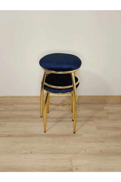 Tabure, Bar Taburesi, 2'li Tabure, Metal Ayaklı Tabure, Iç Içe Geçebilen Tabure, Ikili Tabure - Resim 2