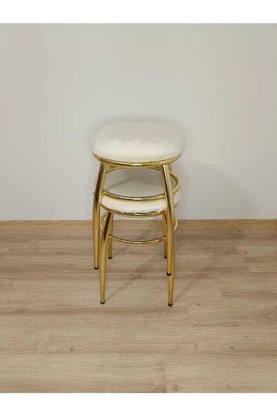 Tabure, Bar Taburesi, 2'li Tabure, Metal Ayaklı Tabure, Iç Içe Geçebilen Tabure, Ikili Tabure - Resim 2