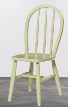 Sandalye 90469 Zus292 Çıtalı Oval Sırtlık Model Ahşap Kayın Ayak Krem El Yapım - Resim 2