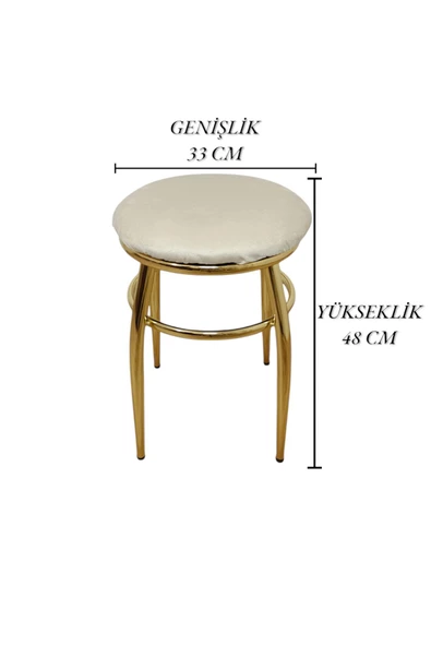 Tabure, Bar Taburesi, 6'lı Tabure, Metal Ayaklı Tabure, Iç Içe Geçebilen Tabure, Altılı Tabure - Resim 7