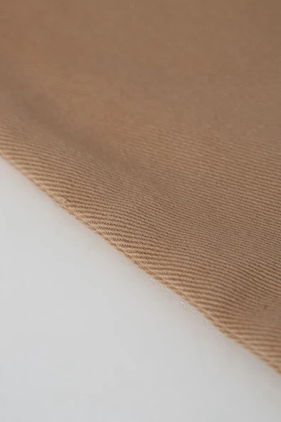 Sütlü Kahve-Pamuklu Wide Leg Likralı Pantolon - Resim 7