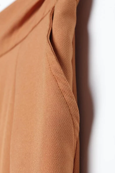 Hardal-Paçası Yırtmaçlı Pantolon - Resim 5