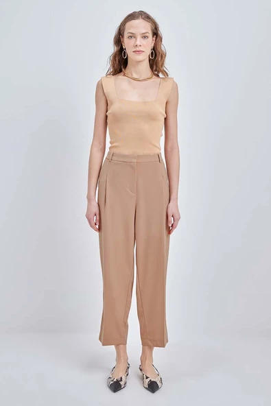 Kum-Pileli Havuç Pantolon - Resim 2