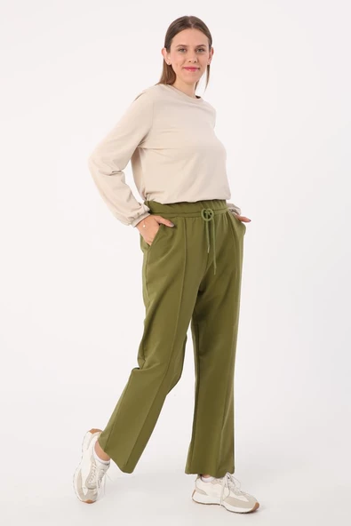 Haki-Büyük Beden Eşofman Altı - Resim 3