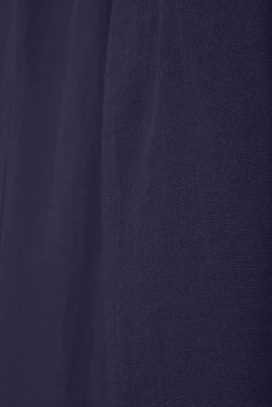 İndigo-Cepli Müslin Pantolon - Resim 7