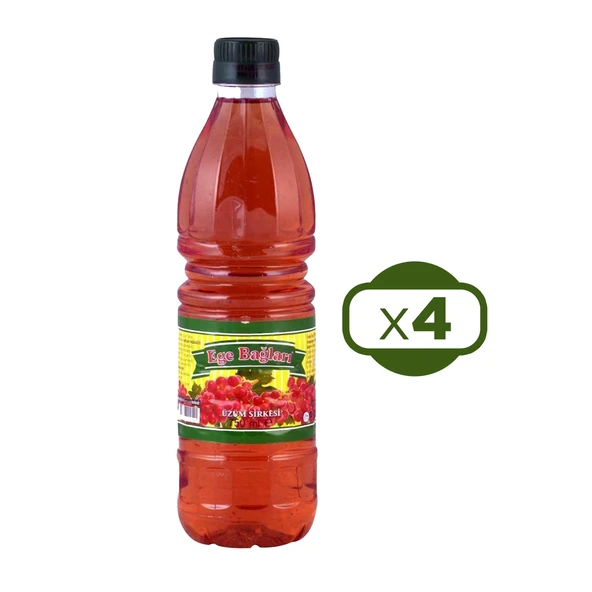 Ege Bağları Üzüm Sirkesi 750 ml x 4 Adet - 3