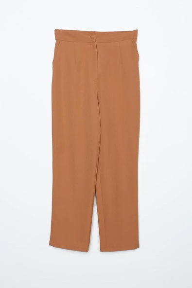 Hardal-Paçası Yırtmaçlı Pantolon - Resim 6